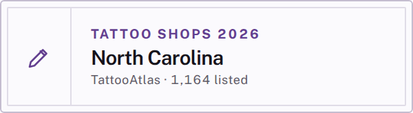 Tattoo Shops in North Carolina — TattooAtlas